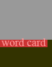 word card